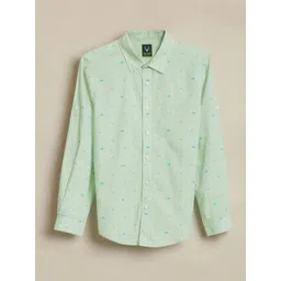 Allen Solly Junior Boys Conversational Spread Collar Slim Fit Striped Pure Cotton Shirt-picture-36