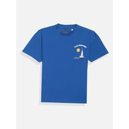 Allen Solly Junior Boys Graphic Printed Round Neck Cotton T-shirt-picture-33