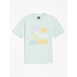 Allen Solly Junior Boys Graphic Printed Round Neck Cotton T-shirt-picture-32