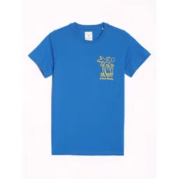 Allen Solly Junior Boys Graphic Printed Round Neck Cotton T-shirt-picture-18