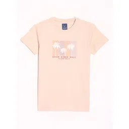 Allen Solly Junior Boys Graphic Printed Round Neck Cotton T-shirt-picture-14