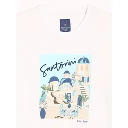 Allen Solly Junior Boys Graphic Printed Round Neck Cotton T-shirt image 4