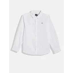 Allen Solly Junior Boys Micro Ditsy Printed Pure Casual Shirt-picture-21