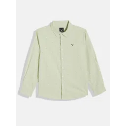 Allen Solly Junior Boys Micro Ditsy Printed Pure Cotton Casual Shirt-picture-25