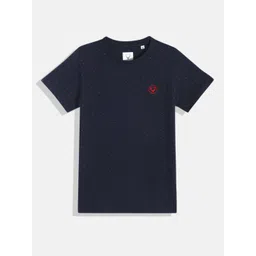 Allen Solly Junior Boys Polka Dot Printed Pure Cotton T-shirt-picture-53