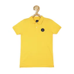 Allen Solly Junior Boys Polo Collar Applique Cotton T-shirt-picture-40