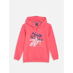 Allen Solly Junior Boys Printed Hooded Sweatshirt-picture-39