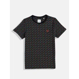 Allen Solly Junior Boys Printed Pure Cotton T-shirt-picture-34