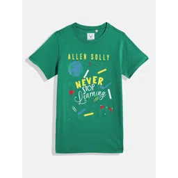 Allen Solly Junior Boys Printed Pure Cotton T-shirt-picture-15