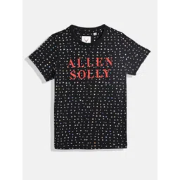 Allen Solly Junior Boys Printed Pure Cotton T-shirt-picture-32