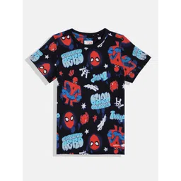 Allen Solly Junior Boys Printed Pure Cotton T-shirt-picture-28