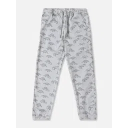 Allen Solly Junior Boys Printed Relaxed Fit Jogger Trousers-picture-12