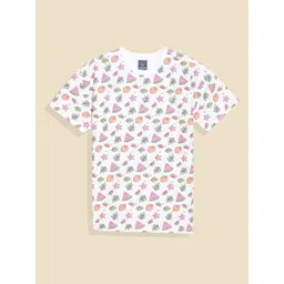 Allen Solly Junior Boys Printed Round Neck Regular Fit Cotton T-shirt-picture-26