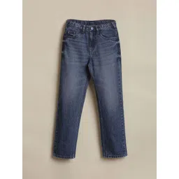 Allen Solly Junior Boys Regular Fit Mid-Rise Light Fade Cotton Jeans-picture-11