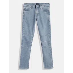 Allen Solly Junior Boys Skinny Fit Heavy Fade Stretchable Jeans-picture-56