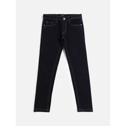 Allen Solly Junior Boys Skinny Fit Mid Rise Clean Look Stretchable Jeans-picture-27
