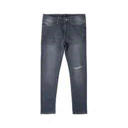 Allen Solly Junior Boys Skinny Fit Mildly Distressed Light Fade Jeans-picture-30