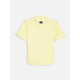 Allen Solly Junior Boys Slim Fit Opaque Casual Shirt-picture-18