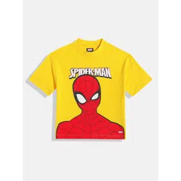Allen Solly Junior Boys Spider Man Printed Pure Cotton T-shirt-picture-20