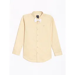 Allen Solly Junior Boys Spread Collar Solid Cotton Slim Fit Casual Shirt-picture-16