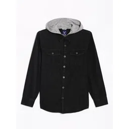 Allen Solly Junior Boys Spread Collar Solid Cotton Slim Fit Casual Shirt-picture-21