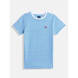 Allen Solly Junior Boys Striped Pure Cotton T-shirt-picture-39