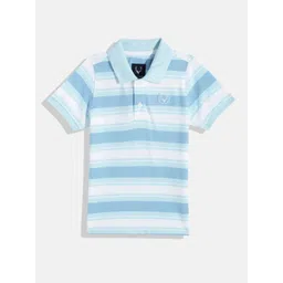Allen Solly Junior Boys Striped Pure Cotton T-shirt-picture-31