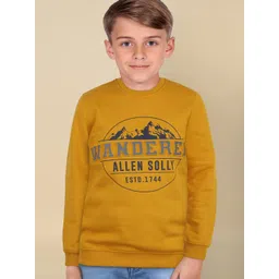 Allen Solly Junior Boys Typography Printed Pullover Sweatshirt-picture-13