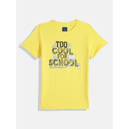 Allen Solly Junior Boys Typography Printed Pure Cotton T-shirt-picture-19