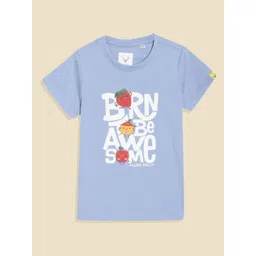 Allen Solly Junior Boys Typography Printed Round Neck Regular Sleeves Cotton Blend T-Shirt-picture-49