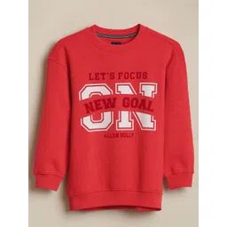 Allen Solly Junior Boys Typography Printed Sweatshirt-picture-24