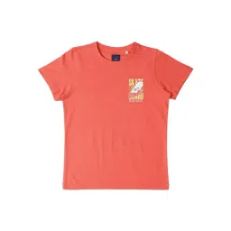 Allen Solly Junior Coral Solid T-Shirt-picture-14