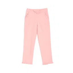 Allen Solly Junior Girls Cotton Mid-Rise Trousers-picture-37
