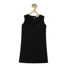 Allen Solly Junior Girls Embellished Pure Cotton A-Line Mini Dress-picture-24