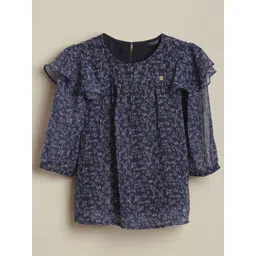Allen Solly Junior Girls Floral Print Top-picture-40