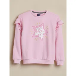 Allen Solly Junior Girls Graphic Print Sweatshirt-picture-35