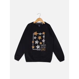 Allen Solly Junior Girls Graphic Printed Cotton Pullover-picture-38