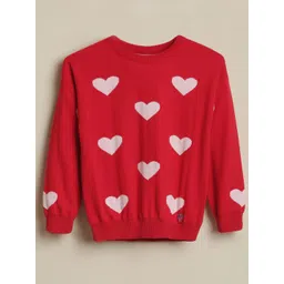 Allen Solly Junior Girls Graphic Printed Round Neck Pure Cotton Pullover-picture-31