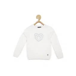 Allen Solly Junior Girls Graphic Printed Sequinned Cotton Pullover Sweatshirt-picture-14