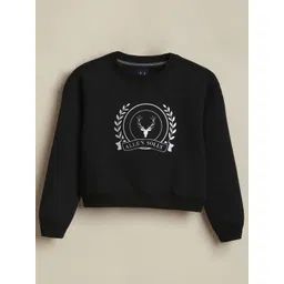 Allen Solly Junior Girls Graphic Printed Sweatshirt-picture-31
