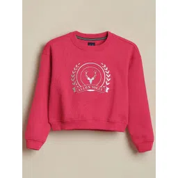 Allen Solly Junior Girls Graphic Printed Sweatshirt-picture-22