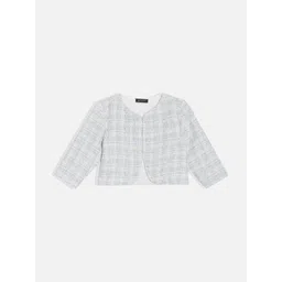 Allen Solly Junior Girls Tweed Tailored Jacket-picture-34