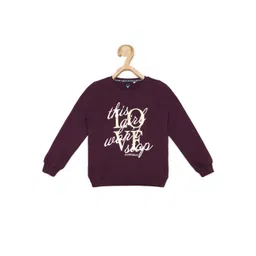 Allen Solly Junior Girls Typography Printed Pullover-picture-32