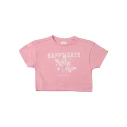 Allen Solly Junior Girls Typography Printed T-shirt-picture-40