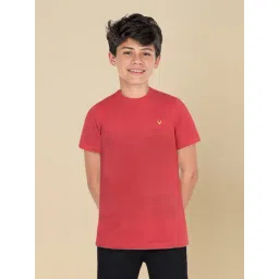 Allen Solly Junior Kids Red Cotton T-Shirt-picture-16