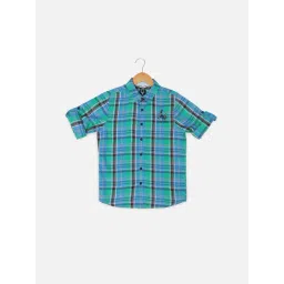 Allen Solly Junior Multicolor Checks Full Sleeves Shirt-picture-11