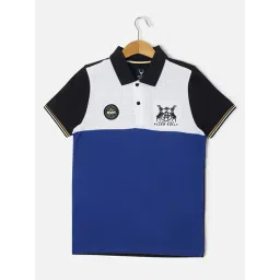 Allen Solly Junior Multicolor Color Block Polo T-Shirt-picture-38
