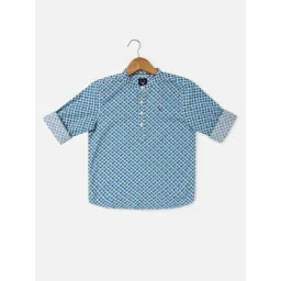 Allen Solly Junior Multicolor Printed Full Sleeves Shirt-picture-41