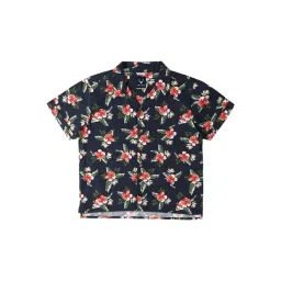 Allen Solly Junior Navy Floral Print Shirt-picture-43