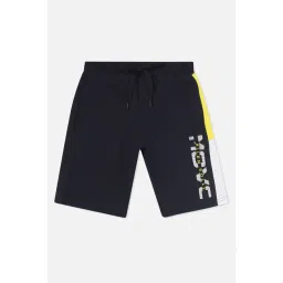 Allen Solly Junior Navy Graphic Print Shorts-picture-24